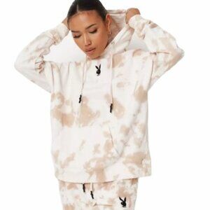PLAYBOY x MISSGUIDED | Tie Dye Hoodie, Size 6-Small
